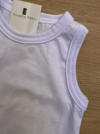 fernandaramoskids com br Regata Infantil Masculina Básica Branca1
