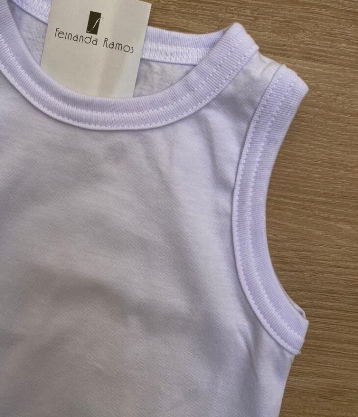 fernandaramoskids com br Regata Infantil Masculina Básica Branca1