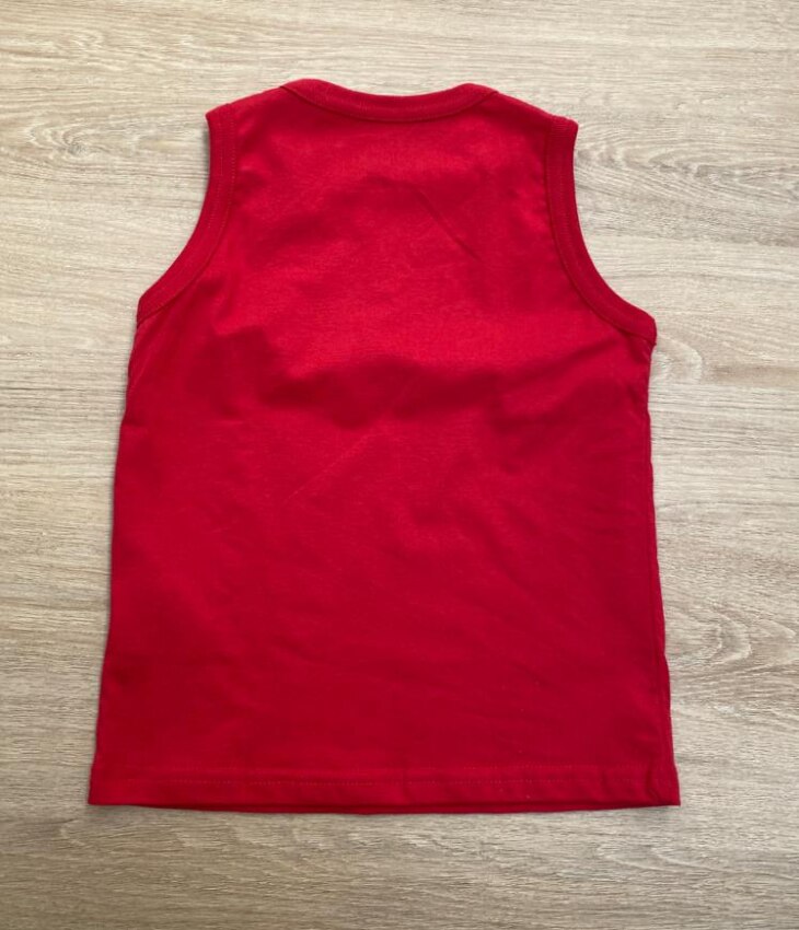 fernandaramoskids com br Regata Infantil Masculina Básica Vermelha2