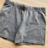 fernandaramoskids com br Short Tradicional Feminino Infantil Cinza Mesclado1