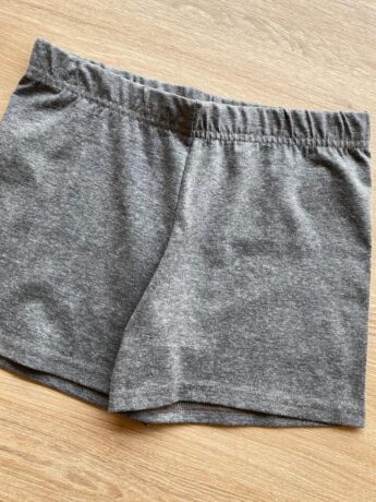 fernandaramoskids com br Short Tradicional Feminino Infantil Cinza Mesclado1