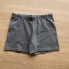 Short Tradicional Feminino Infantil Cinza Mesclado Fernanda Ramos Kids