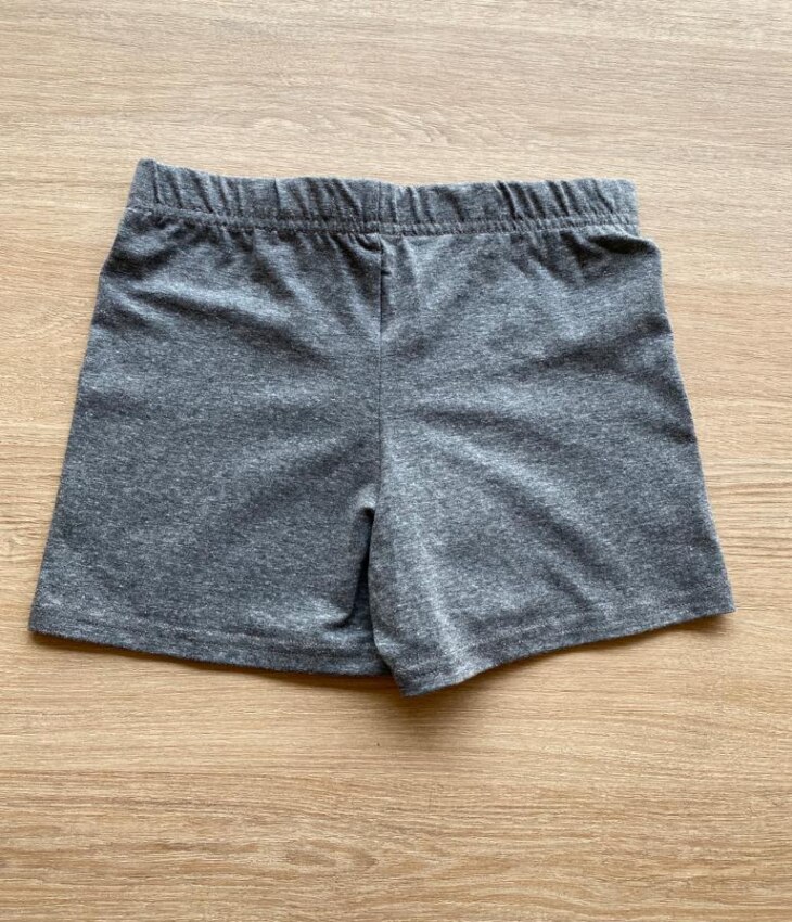 fernandaramoskids com br Short Tradicional Feminino Infantil Cinza Mesclado2
