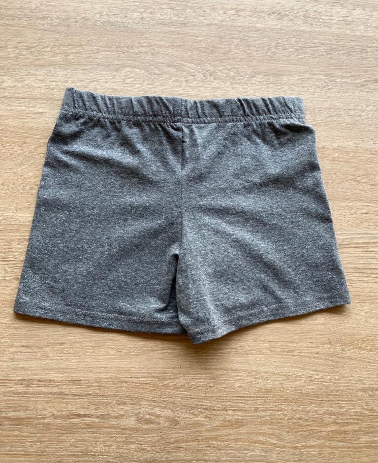 fernandaramoskids com br Short Tradicional Feminino Infantil Cinza Mesclado2