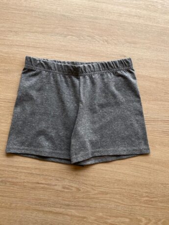 Short Tradicional Feminino Infantil Cinza Mesclado Fernanda Ramos Kids
