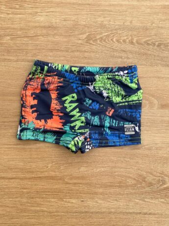 Sunga Masculina Infantil Estampada de Dinossauros Fernanda Ramos Kids