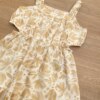 fernandaramoskids com br Vestido Infantil Feminino com Abertura Estampado Bege1
