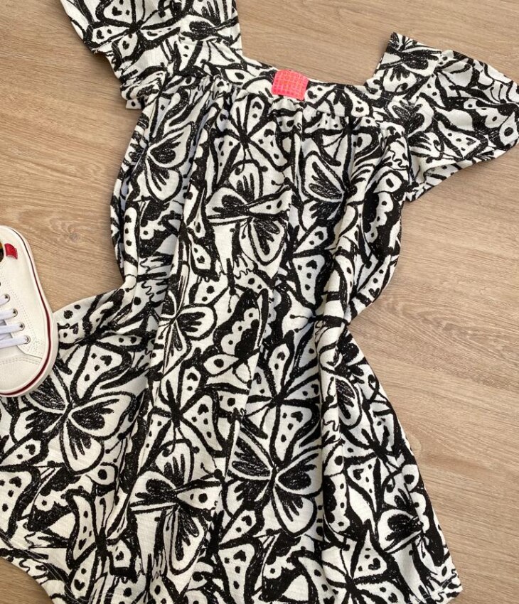 fernandaramoskids com br Vestido Infantil Feminino Manga Princesa Estampado de Borboletas1