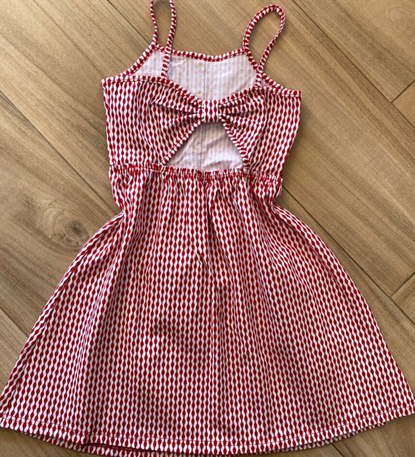 fernandaramoskids com br Vestido Infantil Feminino Rodado com Botões Falsos Estampado2