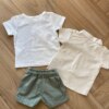 fernandaramoskids com br Conjunto Infantil Masculino Camisa, Camiseta e Bermuda Verde Oliva3