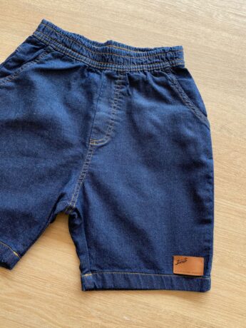fernandaramoskids com br Bermuda Jeans Masculina Infantil Lavagem Escura1