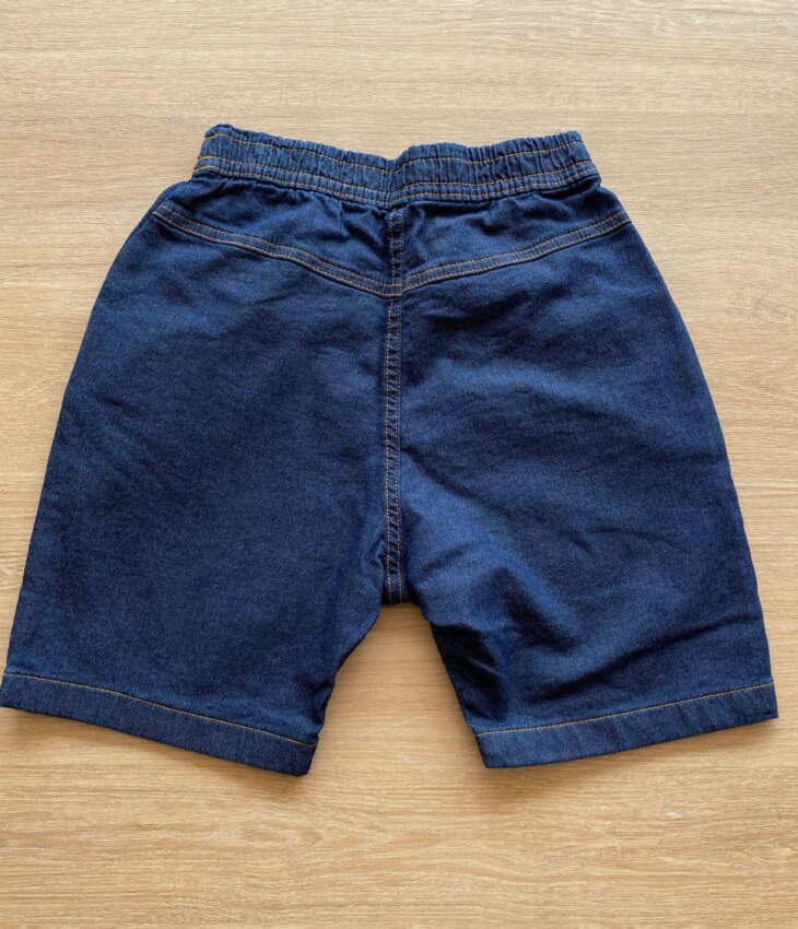 fernandaramoskids com br Bermuda Jeans Masculina Infantil Lavagem Escura2