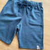 fernandaramoskids com br Bermuda Masculina Infantil Moletom Azul com Bolsos1