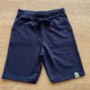 Bermuda Masculina Infantil Moletom Azul Marinho com Bolsos Fernanda Ramos Kids