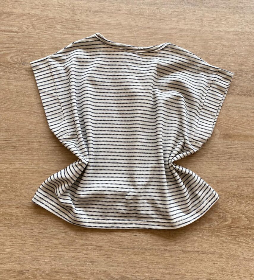 fernandaramoskids com br Blusa Feminina Infantil Branca Listrada de Preto2