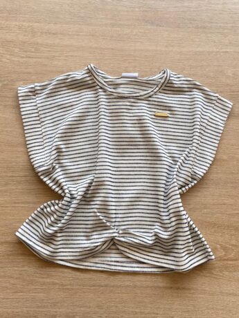 fernandaramoskids_com_br- Blusa Feminina Infantil Branca Listrada de Preto Fernanda Ramos Kids