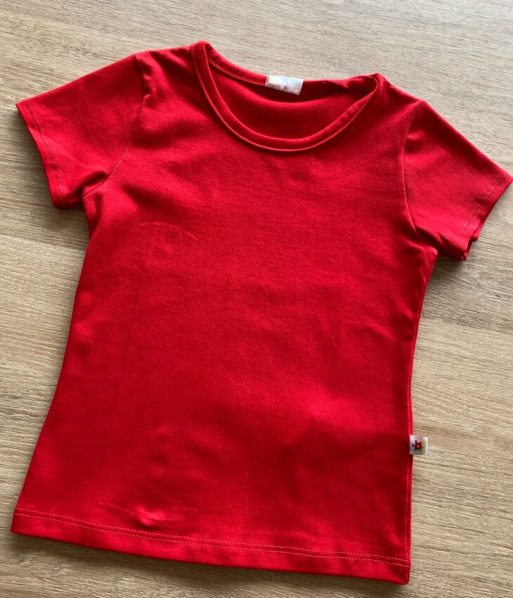 fernandaramosstore com br Camiseta Masculina Infantil Manga Curta Vermelha Básica1