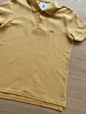 fernandaramoskids com br Camiseta Polo Infantil Masculina Tradicional Caramelo1