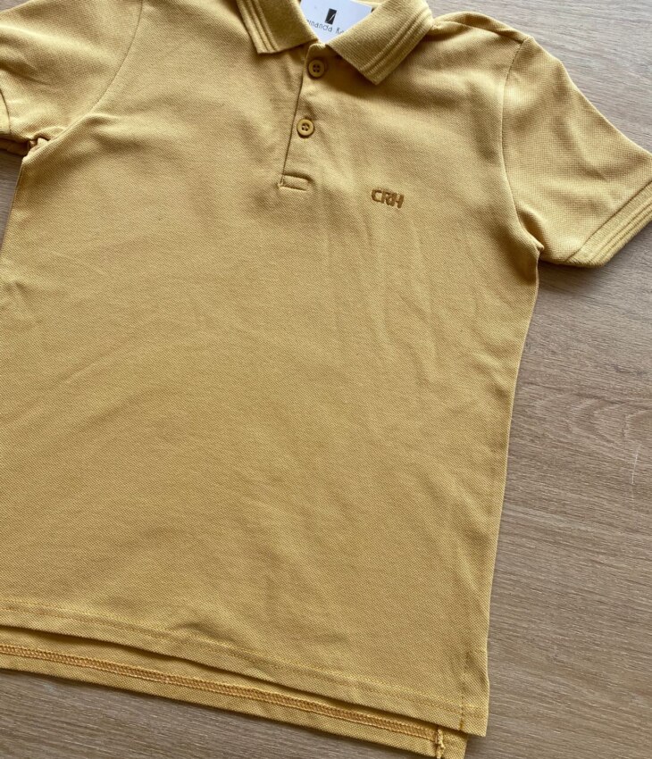 fernandaramoskids com br Camiseta Polo Infantil Masculina Tradicional Caramelo1