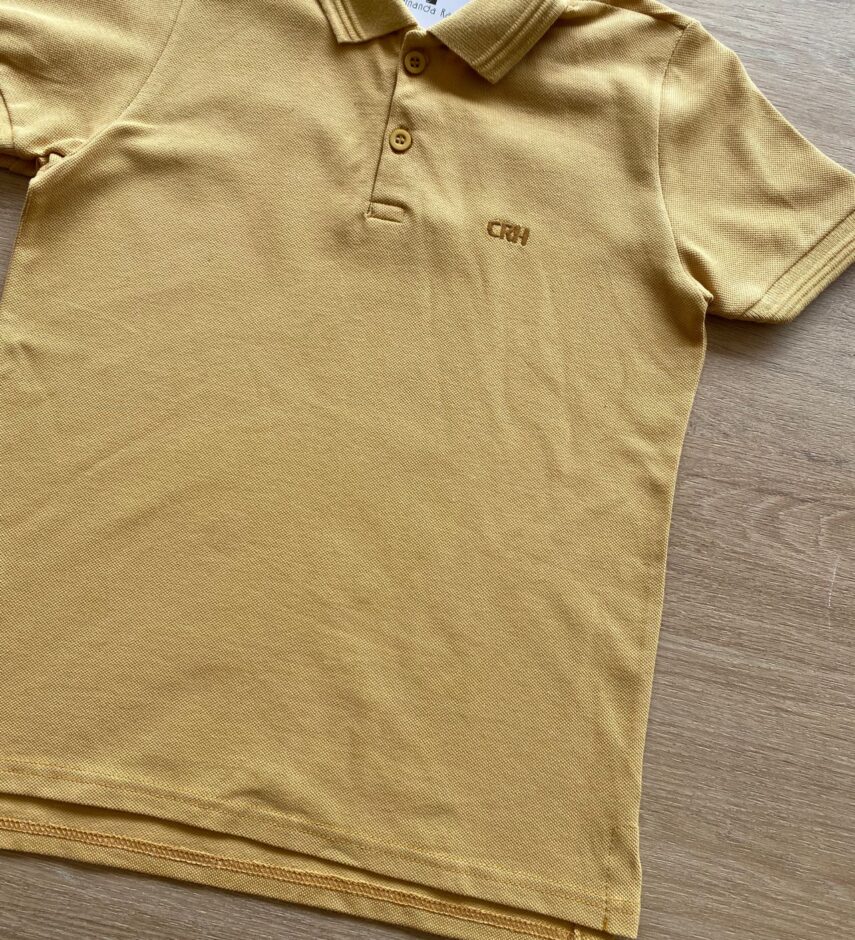fernandaramoskids com br Camiseta Polo Infantil Masculina Tradicional Caramelo1
