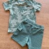 fernandaramoskids com br Conjunto Masculino Infantil Camiseta Estampada e Bermuda Verde2