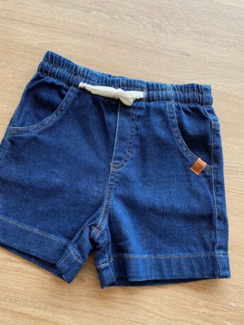 fernandaramoskids com br Short Infantil Feminino Comfort Jeans com Cordão1