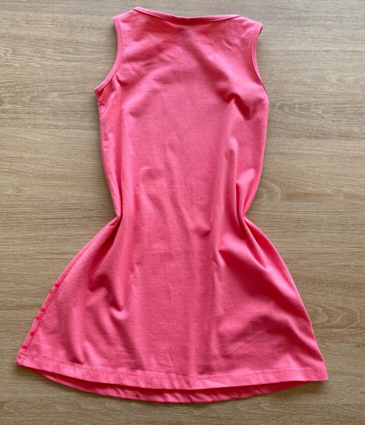 fernandaramoskids com br Vestido Infantil Feminino Evasê Rosa Estampado2