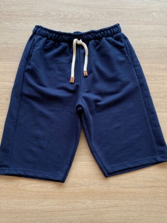 Bermuda Infantil Comfort Masculina Azul Marinho Fernanda Ramos Kids
