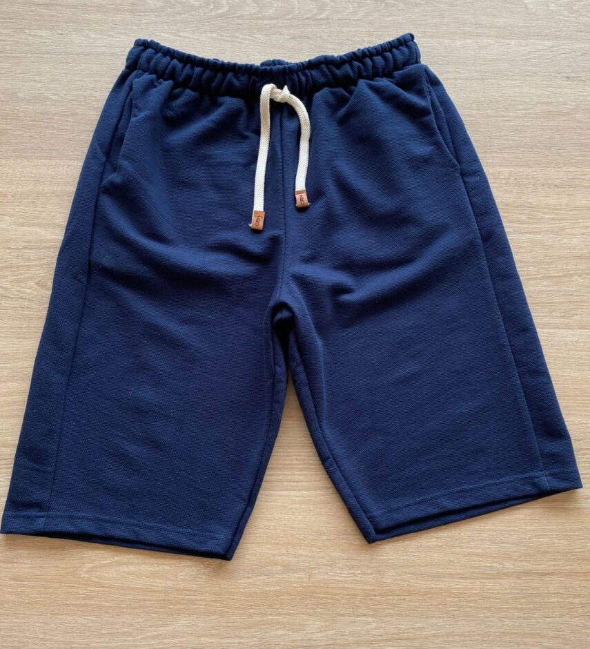 Bermuda Infantil Comfort Masculina Azul Marinho Fernanda Ramos Kids