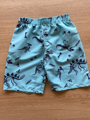 Bermuda Infantil Masculina Dinossauros Azul Fernanda Ramos Kids