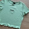 fernandaramoskids com br Blusa Cropped Feminina Infantil Sun (Day) Verde Menta1