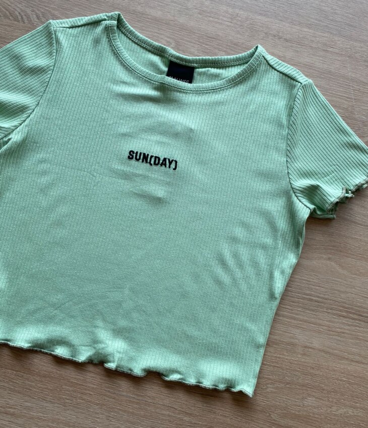 fernandaramoskids com br Blusa Cropped Feminina Infantil Sun (Day) Verde Menta1