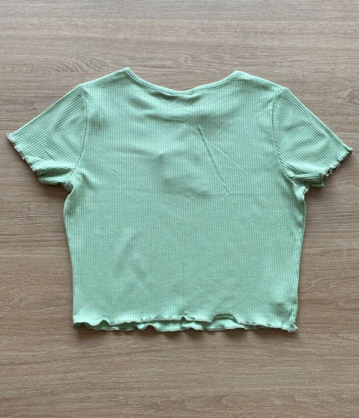 fernandaramoskids com br Blusa Cropped Feminina Infantil Sun (Day) Verde Menta2