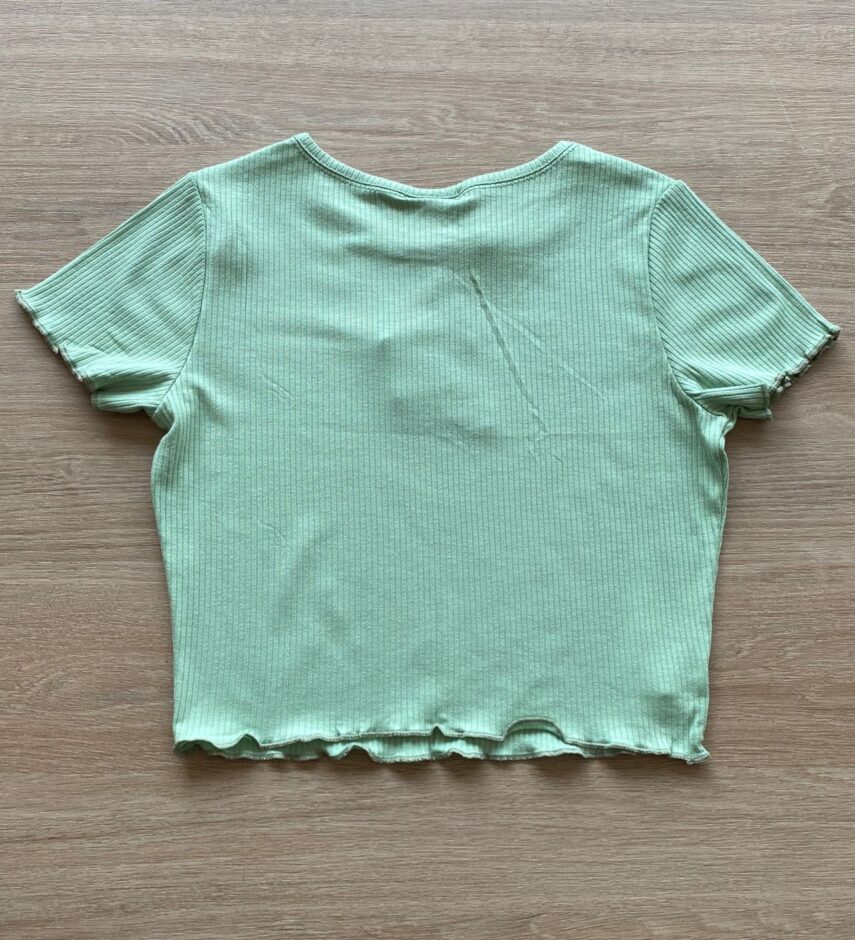 fernandaramoskids com br Blusa Cropped Feminina Infantil Sun (Day) Verde Menta2