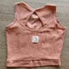 fernandaramoskids com br Blusa Cropped Infantil Feminina Salmão2