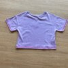 fernandaramoskids com br Blusa Cropped Manga Curta Infantil Feminina Nice Lilás3