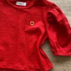 fernandaramoskids com br Blusa Cropped Manga Princesa Texturizada Vermelha1