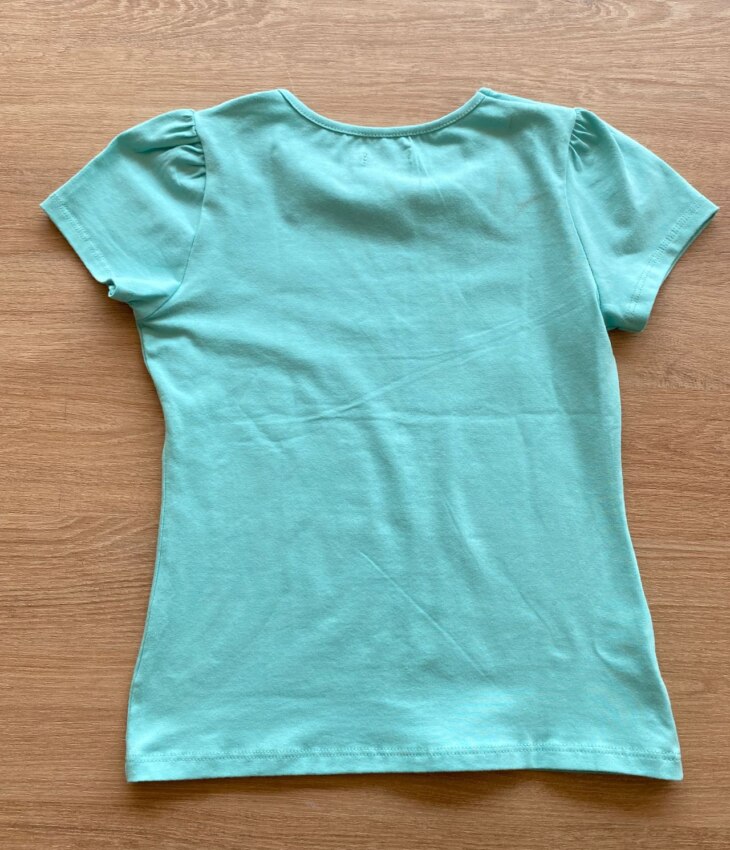 fernandaramoskids com br Blusa Manga Curta Infantil Feminina Azul Bebê2