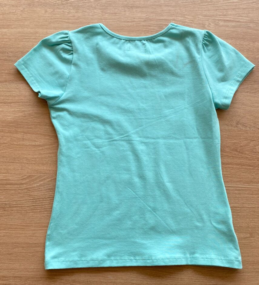 fernandaramoskids com br Blusa Manga Curta Infantil Feminina Azul Bebê2