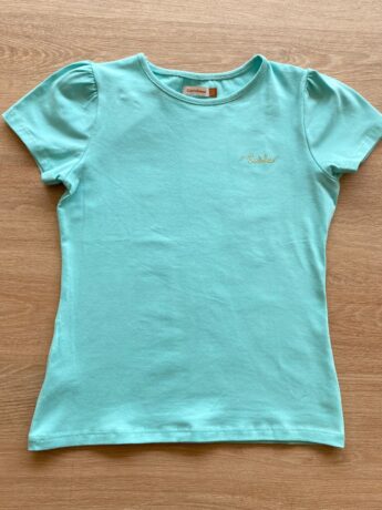 Blusa Manga Curta Infantil Feminina Azul Bebê Fernanda Ramos KIds
