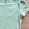 fernandaramoskids com br Blusa Manga Curta Infantil Feminina Verde Claro1