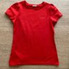 Blusa Manga Curta Infantil Feminina Vermelha Fernanda Ramos Kids