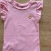 fernandaramoskids com br Body Infantil Feminino Básico Manga com Babado Rosa1