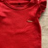 fernandaramoskids com br Body Infantil Feminino Básico Manga com Babado Vermelho1