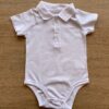 fernandaramoskids com br Body Infantil Manga Curta Gola Polo Branco1