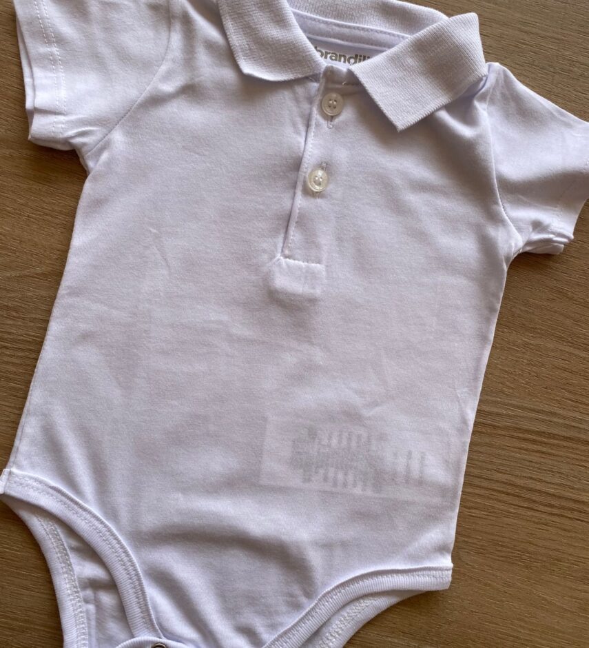 fernandaramoskids com br Body Infantil Manga Curta Gola Polo Branco2