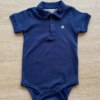 fernandaramoskids com br Body Infantil Masculino Gola Polo Azul Marinho1