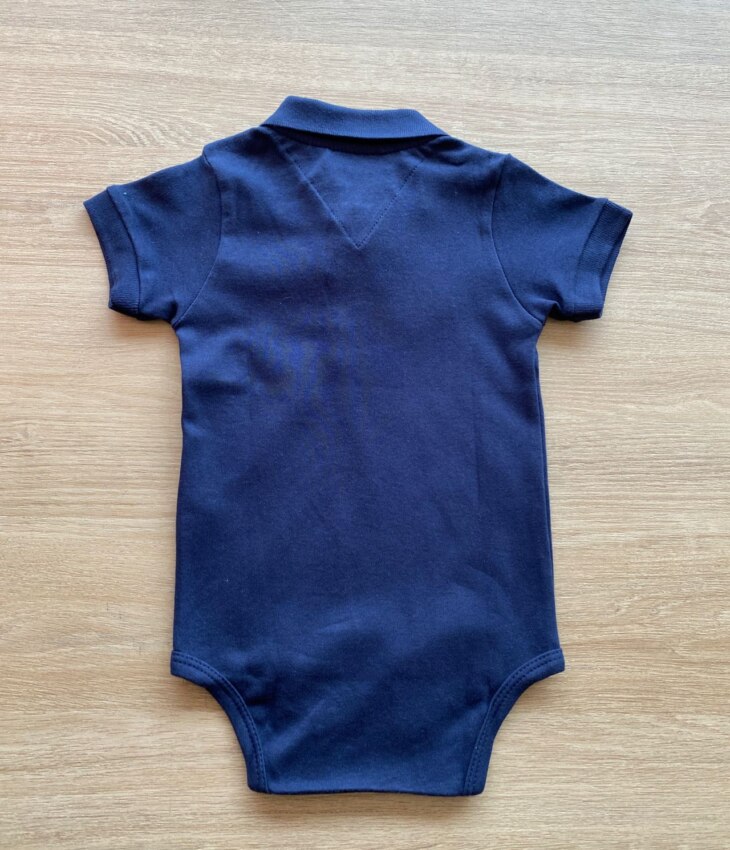 fernandaramoskids com br Body Infantil Masculino Gola Polo Azul Marinho3