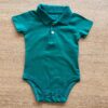 fernandaramoskids com br Body Infantil Masculino Gola Polo Verde1