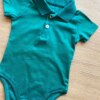 fernandaramoskids com br Body Infantil Masculino Gola Polo Verde2